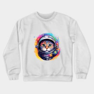 Astro cat Crewneck Sweatshirt